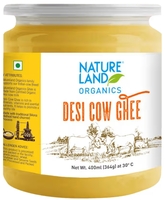 Natureland Organics Premium Cow Ghee 400ml × 2