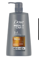 Flipkart Minutes - Dove Men+Care Thick & Strong 2in1 Shampoo+ Conditioner 650ml (location specific)
