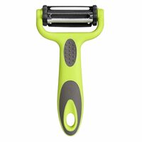 Vegetable Peelers for Kitchen 3 in 1 Blade Spin Design Steel Blade Y Shaped Peeler  (Multicolor)