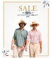 Raymond Sale : Min 50% Off + Extra 250 off 