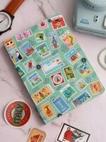 DOODLE Travelogue Hardbound Travel Journal Diary | 240 Pages | 24 Monthly Planner Pages | 24 Motivational Quote Pages | 5x7 inches | 80 GSM | Gift for Travel Lovers (Stamped Journeys)