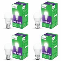 EcoLink 9-Watt Base B22 LED Bulb (Cool White,Pack of 4)