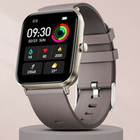 Fire-Boltt Ninja Calling Pro Plus 46.5mm (1.83) Display Bluetooth, AI Voice Smartwatch  (Cinnamon Slate Strap, Free Size)