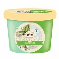 Zepto - NIC Sitaphal Ice Cream (1 pack, 100 ml) (many Flavours also available) (location specific)