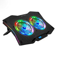 Ant Esports NC280 RGB Gaming Notebook Cooler, 10" - 17" + Gaming Laptop Cooling Pad for PC + USB Powered Fan + Very Stable and Silent + Compatible Mac and PS5/PS4 - New 2022