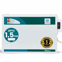 Everest 4 KVA Deluxe Voltage Stabilizer Used Upto 1.5 ton AC (Working Range : 170 V to 270 V),(White)