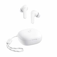 soundcore by Anker R50i VI True Wireless Earbuds, 10mm Drivers with Big Bass, Bluetooth 5.3, 30H Long Playtime, Water-Resistant, 2 Mics for AI Clear Calls, 22 Preset EQs, Customization (White)