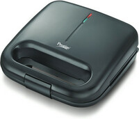 Prestige PGDP 01 Sandwich Toaster with Fixed Grill Plates Grill  (Black)