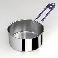 Lifelong Stainless Steel Heavy Bottom Saucepan with Glass Lid | 18cm, 2.25 L | Induction & Gas Stove Compatible | Saucepan with Handle & Knobs | Tea, Milk-Boiling Pot