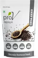 Amazon Fresh -ProV Premium Chia Seeds 250g, High Protein & Fiber, Zero Trans - Fat & Sugar, Ideal for Smoothies, Chia Seeds for Weight Loss, Plant-Based Nutrition, Airtight Ziplock Pack
