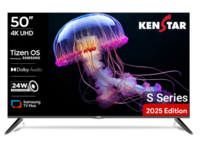 Kenstar 127 cm (50 inch) Ultra HD (4K) LED Smart Tizen TV (2025 Edition)  (50UHDTDKEETB)