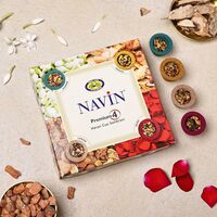 Cycle Pure Navin Premium 4-in-1 Havan Sambrani Cups | Natural & Traditional Aromatic Experience | 12 Cups (3 Each – Jasmine, Sandal, Rose, Loban) 92% off
