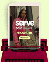 Amazon Fashion Serve Sale Min. 60% off (14th - 19th Nov)
