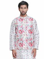 Jompers Digital Printed Nehru Jacket For Men