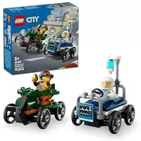 LEGO City Airplane vs. Hospital Bed Race Car Pack Soapbox Racing Toy 