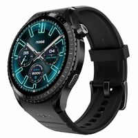Noise Origin Smart Watch Smoothest UI Experience (New Nebula UI) & EN 1 Processor, 1.46" ApexVision AMOLED Display, Stainless Steel, Contour-Cut Design, Fitness Age, Fast Charging (Jet Black)
