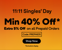 Crocs 11:11 singles Day 40% + 5% off on Prepaid orders