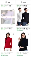 Women Sweaters And Pullovers starting from Rs 148