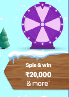 Amazon Spin and Win ₹10/20, ₹20,000 and more*