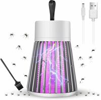 Mosquito Lamp Eco-Friendly LED Mosquito Killer Machine – USB-Powered Indoor Bug Zapper for Home – Chemical-Free Insect Trap Safe for Kids & Pets – Easy to Clean (MASHROOM Mosquito LAMP)