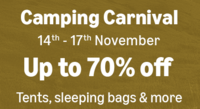Amazon Camping Carnival (14th - 17th Nov'25) - Up to 70% off Tents, sleeping bags & more