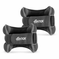 FitBox Sports Professional Neoprene Ankle Weights | Wrist Weight (0.5kg - 4kg)
