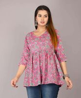 Casual Printed Women Multicolor Top on Flipkart