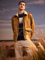 Buy Mast & Harbour Suede Finish Faux Fur Tailored Jacket - Jackets for Men 28986568 | Myntra