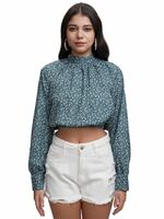 Tokyo Talkies Women's Floral Regular Fit Shirt