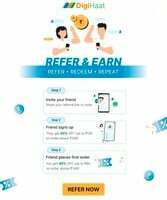 Digihaat start REFER AND EARN system 