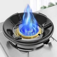 Darkpyro Metal Gas Saver Burner Stand Chula Support Jali Ring Fire & Windproof Energy Saving (2 Pcs)