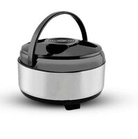 Hot-Pot Insulated Casserole Set - Stainless Steel with Plastic Cover, Leak Proof, Medium, 4500 ml, Silver