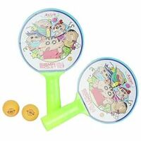 Crayon Shinchan Table Tennis Racquet Set for Kids (2 Bats 2 Ball) Multi Colour