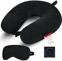  Polyester Fibre Alphanumeric Travel Pillow Pack of 2 on Flipkart