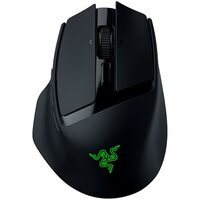 Razer Basilisk Mobile Portable Ergonomic Wireless Gaming Mouse: 10 Programmable Controls HyperScroll - Optical Switches Gen-3 - Long Battery Life - AI Prompt - 2.4 GHz, Bluetooth, USB C