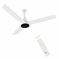 RR EFFY 26 Watt BLDC 5 Star Rated Designer Ceiling Fan, With 70% Energy Savings, With Smart Remote & LED Lights, Ceiling Fan for Home and Office, 2 Year Manufacturer Warranty (White)