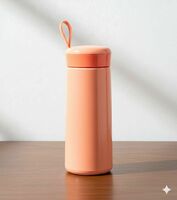 Water Bottle | Travel & Office Bottle | School Bottle for Kids & Adults 400 ml Water Bottle (Set of 1, Pink, Green)