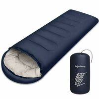 Lifelong Sleeping Bag for Adults - Winter Sleeping Bags Certified for Temperatures 4°C to 10°C - 