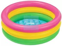 Intex Glow Baby Pool Inflatable Swimming Pool (Multicolor)