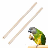 Western Era's Avian Haven Wooden Perch: Optimal Foot Health & Comfort for Your Feathered Companions, Ideal for Parakeets, Cockatiels & Small Birds, Crafted from Natural Wood for Durability (Pack Of 2)