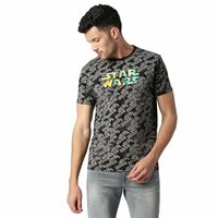 Pepe Men's Geometric Regular Fit T-Shirt