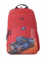 Wildcraft 4X4 Offroad 38 L Laptop Backpack for Men & Women | Fits 15.6 inch Laptop | Padded Shoulder Straps, Multi Compartments, Anti-Theft Zippers | Travel & College Bag | Red