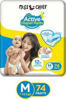 Miss & Chief by Flipkart Active Diaper Pants - M  (74 Pieces)