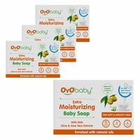 OYO BABY Baby Bathing Bar For Baby’s Sensitive Skin | Gentle Cleansing,  (Pack of 4)