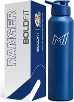 Boldfit Stainless Steel Water Bottle 1 Litre – BPA-Free, Leak-Proof & Rust-Free Metal Bottle with Handle – Lightweight, Food-Grade, Easy to Clean – Ideal for Office, Gym, School, Travel & Fridge Use