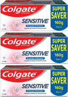 Colgate Sensitive Everyday Protection Tooth paste for Sensitive Teeth, Combo Pack 160gx3 Toothpaste  (480 g, Pack of 3)