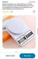 SKADIOO Kitchen Precision Weighing scale ( Free 2 AA Battery USE CODE -  TECH20 )Weight Machine for Kitchen, Kitchen Weighing Scale,SF-400 Electronic Digital Weighing Scale Weight Machine