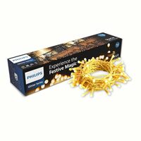 PHILIPS Starlit 12 Meter 72 LEDs String Light for Decoration | Festival LED String Light for Home| Warm White, Pack of 1,Polycarbonate, for Diwali, Ganesh Chaturthi, Christmas