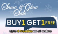 Mcaffeine Snow & Glow Sale - Buy 1 Get 1 Free + 5% Of on all Prepaid Orders