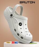 BRUTON  Men Slides  (White , 6)